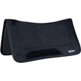 thumbnail image 2 of Reinsman Durable Square Contour Saddle Pad, Tacky Too Bottom, 32" L x 32" D x 3/4" T, Black Microsuede (246), 2 of 2