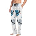 thumbnail image 5 of Colorful Planets Ghost Pajama Pants, Men's Lounge Pants Light with Drawstring and Pockets, Christmas New Year Birthday Father's Day Gifts, 5 of 7