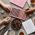 thumbnail image 5 of Yardvibe 2PC Pretzel Molds Silicone, 12-Cavity Chocolate Rod Stick Silicone Strip Mold, Nonstick Chocolate Stick Candy Molds, Reusable Baking Moulds for Chocolate, Candy, Snacks, 5 of 6