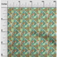 thumbnail image 2 of oneOone Viscose Jersey Orange Fabric Tropical Quilting Supplies Print Sewing Fabric By The Yard 60 Inch Wide, 2 of 5