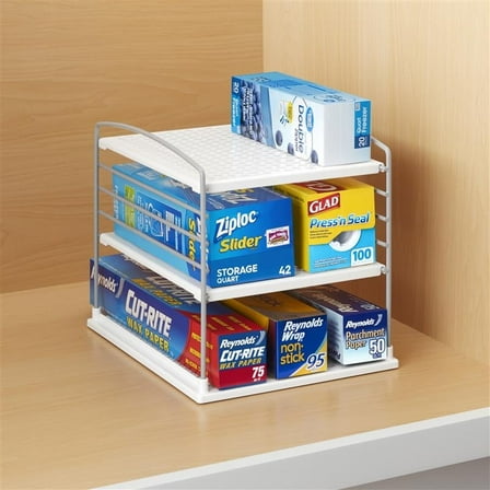 YouCopia UpSpace Adjustable Box Organizer for Foil Wrap and Kitchen Cabinet Storage