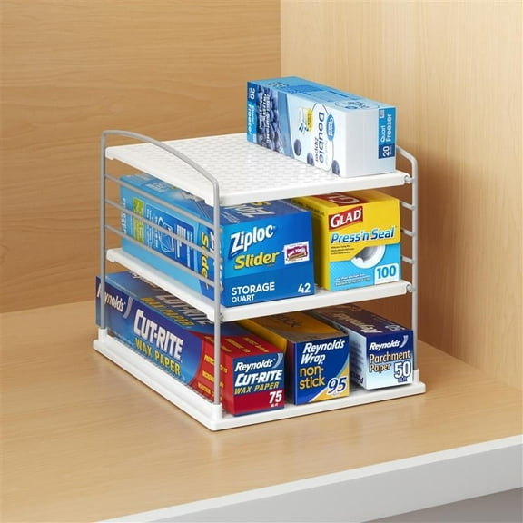 YouCopia UpSpace Adjustable Box Organizer for Foil Wrap and Kitchen Cabinet Storage