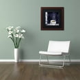 thumbnail image 3 of Trademark Fine Art "Cafe Blue IV" Canvas Art by Color Bakery Black Matte, Wood Frame, 3 of 4