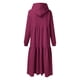 thumbnail image 3 of Sudadera sin capucha Gibobby Vestido largo a la moda para Mujer Rosa L, 3 of 5