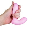 thumbnail image 6 of Softies Dual Silicone Rechargeable 5" G-Spot Vibrator, Pink, 6 of 7