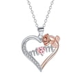 thumbnail image 6 of Faty-T Love Heart Pendant Necklaces for Women, Mother's Day Gifts for Mom Grandma Wife from Daughter Son, I Love You Mom, 6 of 8