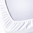 thumbnail image 5 of Lorviah Deep Pocket Fitted Sheet Only - Premium 1800 Collection - Ultra Soft, Hypoallergenic - White, Twin Extra Long Size, 5 of 5
