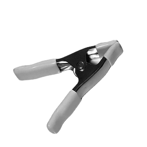 Pinzas para ropa de alta resistencia, abrazaderas de resorte de metal, pinzas de fondo flexibles, abrazaderas de resorte, para carpintería, modelo de Blanco CUTICAT Clip de resorte