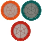 Blue Bowl Concentrator Classifier Set 1/30" 1/50" 1/100" for Fine Gold