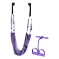 thumbnail image 4 of Entrenador de estiramiento de Yoga, hamaca de Yoga, ejercicio, gimnasio en casa, ejercicios de inversión, accesorio de entrenamiento de Yoga, correas de Fitness y Yoga Conjunto morado B, 4 of 7