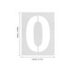 thumbnail image 2 of 10pcs Large Number Stencils: 0-9 Reusable Digital Templates - Address Number Painting Templates For For Mailbox Signs Road Parking Lot Door Trucks, 2 of 3