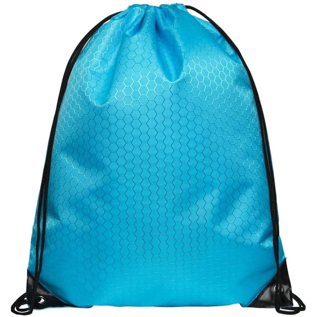 Cinch Bags Drawstring Backpack Not See-through Pull String Bag-Football Pattern
