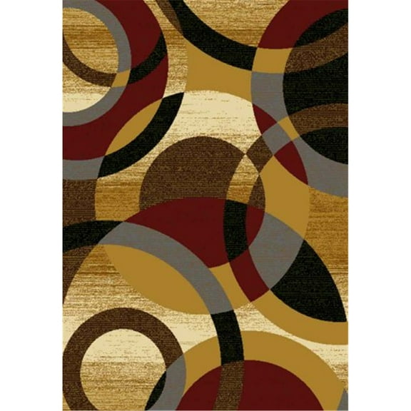 United Weavers Essence Jocelyn Gold Woven Polypropylene Area Rug