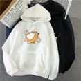 thumbnail image 4 of 2021 mujer manga larga sudadera con capucha lindo perro impresión Chamarra suelta Casual suéter S ~ 3XLpangjing, 4 of 4