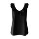thumbnail image 1 of Playeras,Blusas y Tops,Ropa para Mujer Loose Tank Tops Para Las Mujeres Camiseta con cuello en V para mujer, camiseta sin mangas de verano, diseño Simple y exquisito (Black, S), 1 of 3