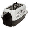 Petmate Two Door Top Load 19" Small Travel Pet Kennel Pet Carriers for Dogs Upto 10 lb, White