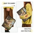 thumbnail image 4 of DIXRUYEE Organ Folders Expanding Folder with Color Label 13 Pocket Cat Catch Butterfly Painting Printed, 4 of 7