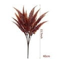 thumbnail image 3 of Artificial Fern Plants Faux Greenery Wall Decor Realistic Persian Leaf Plants for Indoor Outdoor Garden Patio Vertical Wall Decoration,1 Bundle,D, 3 of 6