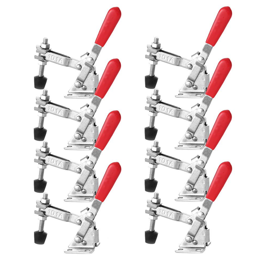 FactorDuty 8 Pack Vertical Toggle Clamp 101A Hand Tool 110LB Holding