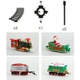 thumbnail image 5 of BESTSKY Electric Christmas Train, Electric Train Tracks Set, Christmas Toy, Sound & Light Electric Christmas Train for Kids Boys Girls 3-8 Year Old for Around the Tree, 5 of 7