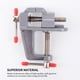 thumbnail image 3 of Tornillo De Banco De Mesa Pequeño Tornillo De Banco De Mesa De Aluminio Joyeros Funcionales Abrazadera De Pasatiempo Herramienta Giratoria Tornillo De Banco De Banco Exquisito Para Procesamiento De Monstrate TO002824-00, 3 of 7