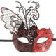 thumbnail image 2 of Máscara de Cosplay de Pascua y Carnaval de Halloween, disfraz de fiesta, tocado, máscara de mascarada de mariposa de hierro y Metal, 2 of 4
