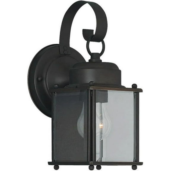 Forte Lighting 1047-01 Outdoor Wall Sconce From The Exterior Lighting Collection - Bronze