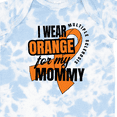 thumbnail image 4 of Inktastic I Wear Orange for My Mommy Multiple Sclerosis Awareness Boys or Girls Baby Bodysuit, 4 of 5