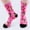 #004 Pink, variant on Personalised Socks with Photo, Personalised Photo Gifts for Family, Boyfriend and Girlfriend - Gift Idea for Birthday, Valentine's Day, Christmas (Grey,One Size)