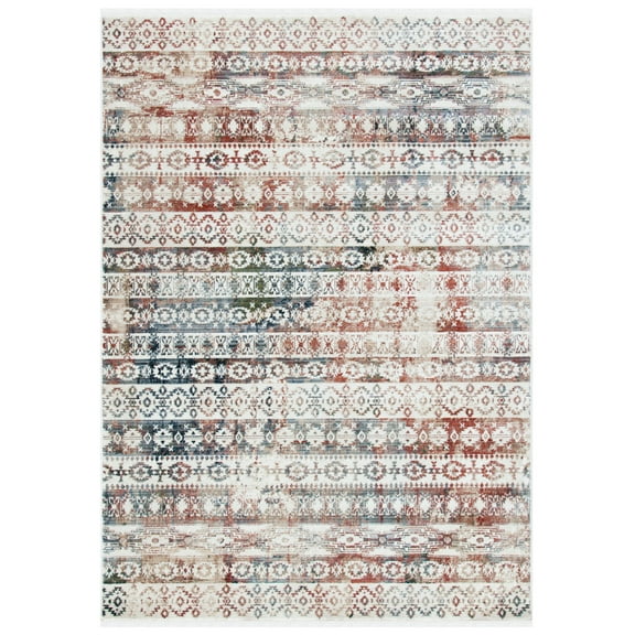 SAFAVIEH Herat Clayton Oriental Area Rug, Ivory/Rust, 8' x 10'