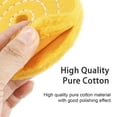 thumbnail image 3 of Ultra fine Cotton 1 Treated Yellow Cotton 1 Fine Cotton 1 Buffing Polishing Wheel 1/2" inch Arbor Hole for Mini Bench Grinder with one 1/4" Shank for Drill, 3 of 7