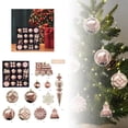 thumbnail image 3 of 60 Pieces Christmas Ornaments Set Shatterproof Christmas Balls Bulk for Xmas Tree Decorations, Holiday Party Wedding Home Festive Decorations, Assorted Shapes Painted Designs Hanging Pendants, 3 of 7