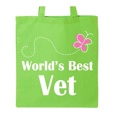 World's Best Vet Tote Bag Lime Green One Size (Best Limo In The World)