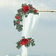 thumbnail image 4 of 2 guirnaldas de flores para decoración de bodas, rústicas y decorativas. Rojo, 4 of 8