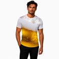 thumbnail image 2 of Telankuip Men's Bavarian Oktoberfest Short Sleeve T-Shirts Novelty 3D Full Glass of Printed Crew Neck Graphic Tee Summer Loose Comfort Plus Size Tshirt for Festival Party 6-Yellow XL, 2 of 4