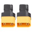 thumbnail image 2 of Conector XT, 2 piezas XT90 Macho X Maleto T Hembra Convertidor X Maleto T Hembra Conector Diseño Exquisito, 2 of 8