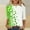 003 Multicolor, variant on Women St Patty's Day Shirt 2026 Casual Plus Size 3/4 Sleeve Lucky Irish Clover Blouses Funny Saint Patrick's Tunic Tops Shamrock Graphic T-Shirts