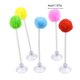thumbnail image 5 of 2 juguetes de resorte para gatos con ventosa, pelota de peluche de resorte, juguete interactivo con pompón esponjoso para gatos de interior, ejercicio de salto., 5 of 7