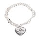 thumbnail image 1 of Pulsera con colgante en forma de corazón, pulsera exquisita para mujer, accesorio de joyería para regalo de cumpleaños, 1 of 5