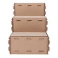 thumbnail image 1 of Caja Rascadora Corrugada Para Gatos, Casa De Cartón Para Gatos, Cama De Descanso De Montaje Simple Con Almohadilla Para Rascar Para Gatos, Afilar Garras, 1 of 7