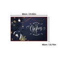 thumbnail image 3 of Christmas Decorations Carpet Christmas Day Carpet Super Absorbent Microfiber Kitchen Mat Non Slip Machine Washable Christmas Carpet For Floor Kitchen Bathroom Sink Office Laundry Room, 3 of 5