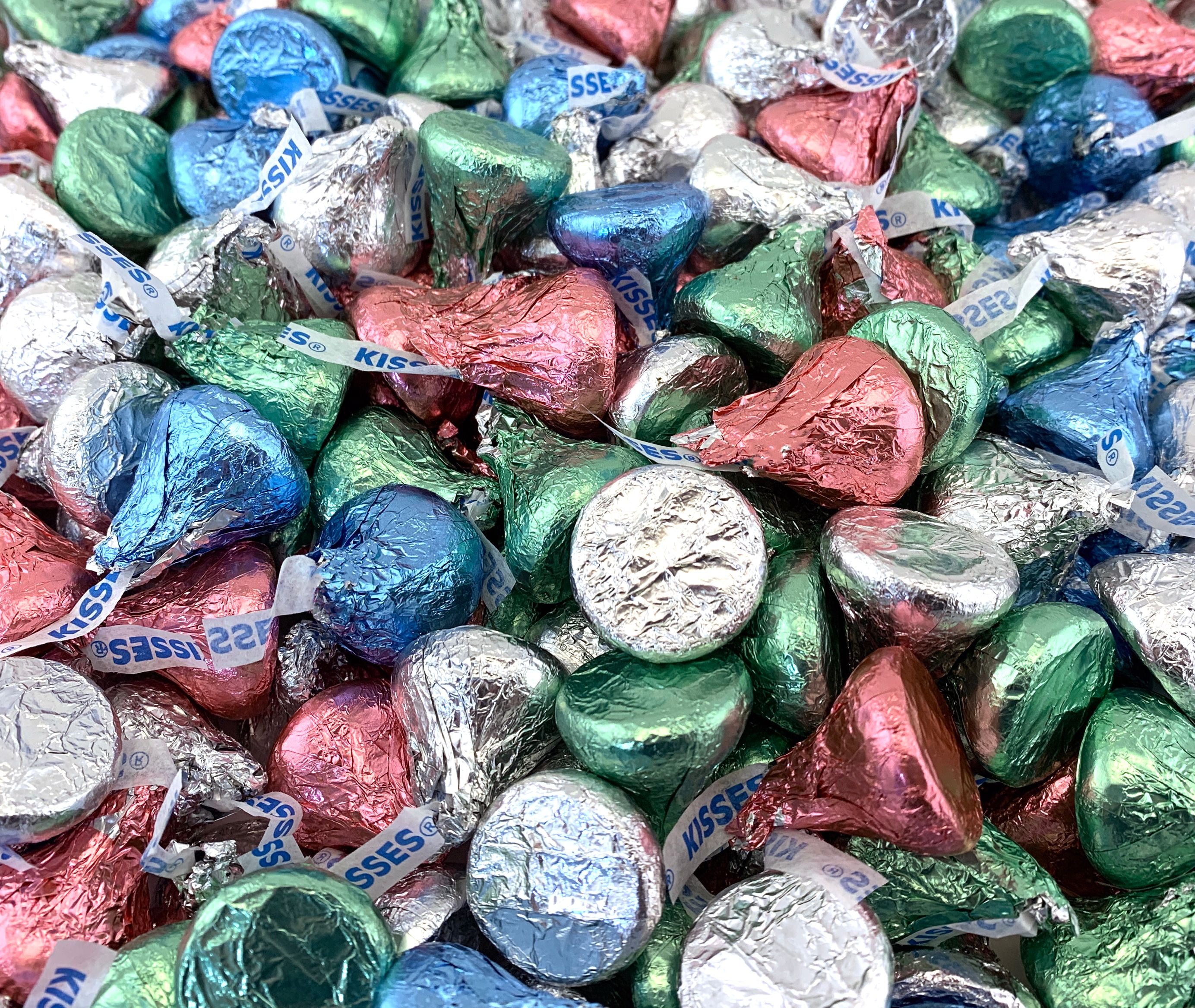 HERSHEY KISSES Easter, Milk Chocolate, Pastel Colors (Pack of 2 Pounds