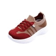 thumbnail image 2 of Girls Tennis Shoes, Kids Sneakers, Basketball Shoes, Toddler Shoes Boys Girls Walking Shoes Toddler Slip On Shoes Wide Kids Tennis Shoes Lightweight Toddler Shoes Baby Sneakers, Red US-2Y/EU-31, 2 of 5