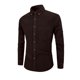 thumbnail image 1 of Blusa y camisa de manga larga con cuello vuelto para hombre, color liso, informal, a la moda, con bolsillos, manga larga, botones, cárdigan, sudadera con capucha, blusa de poliéster para hombre, 1 of 4