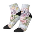 thumbnail image 2 of Bingfone Vintage Rose Design Patterned Men'S Women'S Casual Cotton Socks, 2 of 9