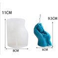 thumbnail image 4 of Molde de vela de silicona - Molde de vela con forma de mano de bebé - Molde de silicona para decoración del hogar JM MX-0138030FYD, 4 of 4