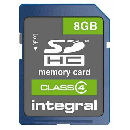 Image of INTEGRAL - 8GB Class 4 SDHC Memory Card