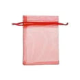 thumbnail image 2 of Moxufan 100Pcs Organza Bags Large Capacity Vibrant Color Multipurpose Party Favor Mesh Bags Drawstring Jewelry Gift Bags,Red, 2 of 8