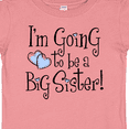 thumbnail image 4 of Inktastic Heart New Big Sister Girls Baby T-Shirt, 4 of 5