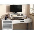 thumbnail image 5 of Mainstays Desk Riser with Wood Legs, White Wood Grain Finish. 9 in Width, 5 of 6